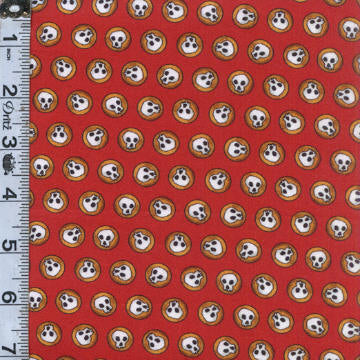 Steampunk Halloween - Skulls Red