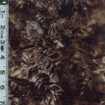 Periwinkle Digital Print - Ferns & Branches Charcoal