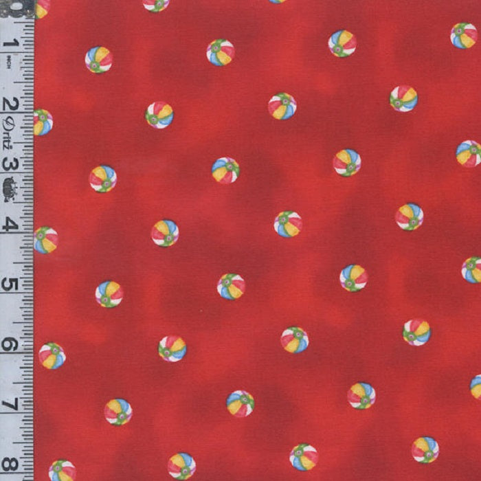 Trendy Pups - Beach Balls Red