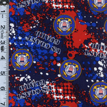 Military - Coast Guard Indigo 8-1/2" Remnant