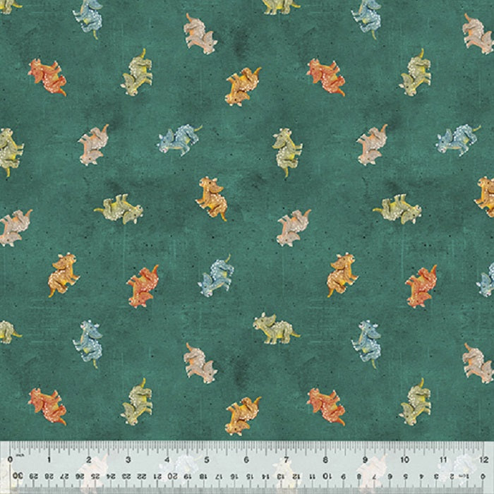 Age of the Dinosaurs - Tiny Triceratops Teal