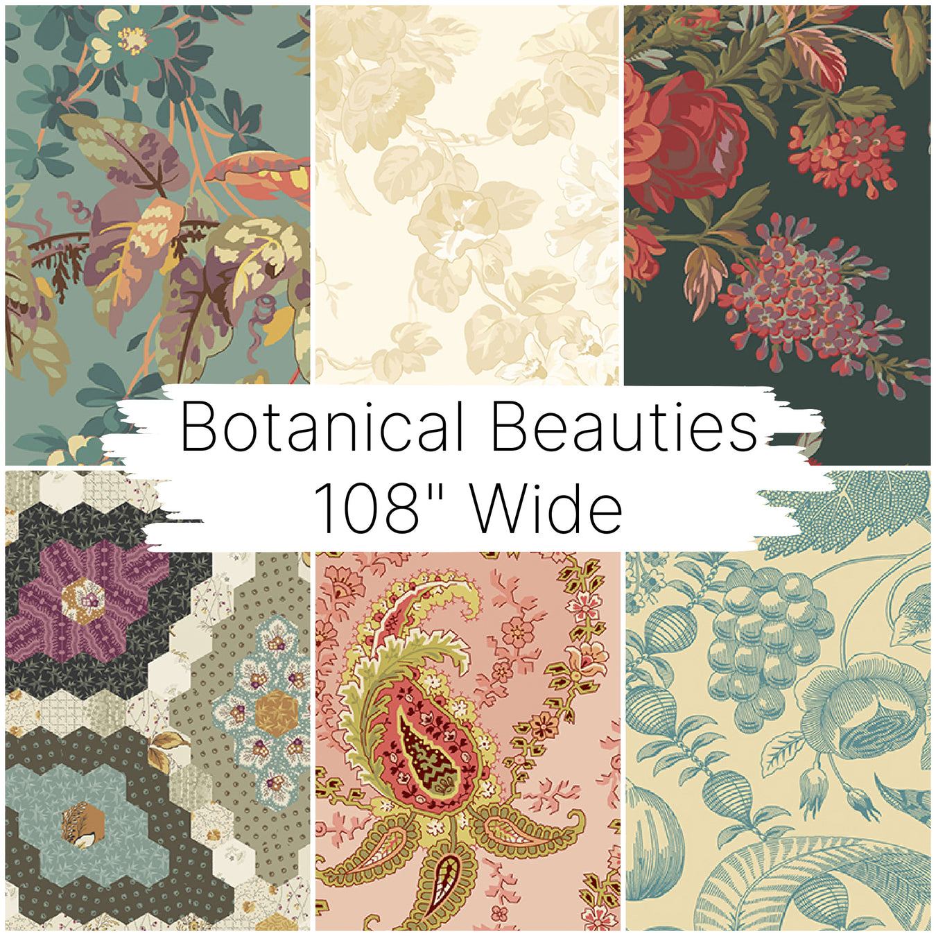Botanical Beauties 108" Wide