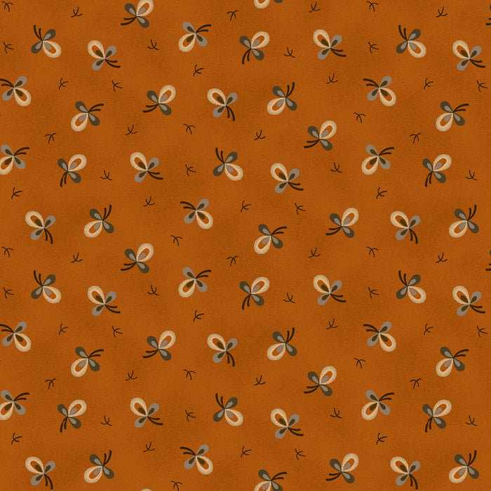 Flower Pot - Ditsy Blooms Orange