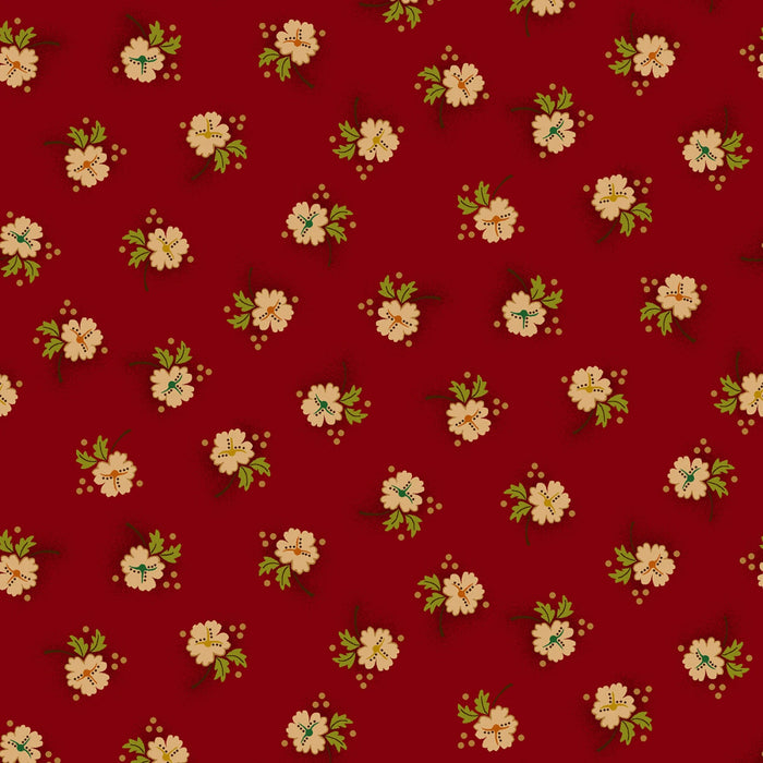 Flower Pot - Daisy Blossoms Red
