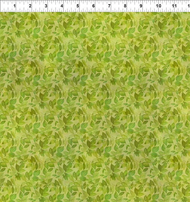 Blooming Day & Night - Green Leaves