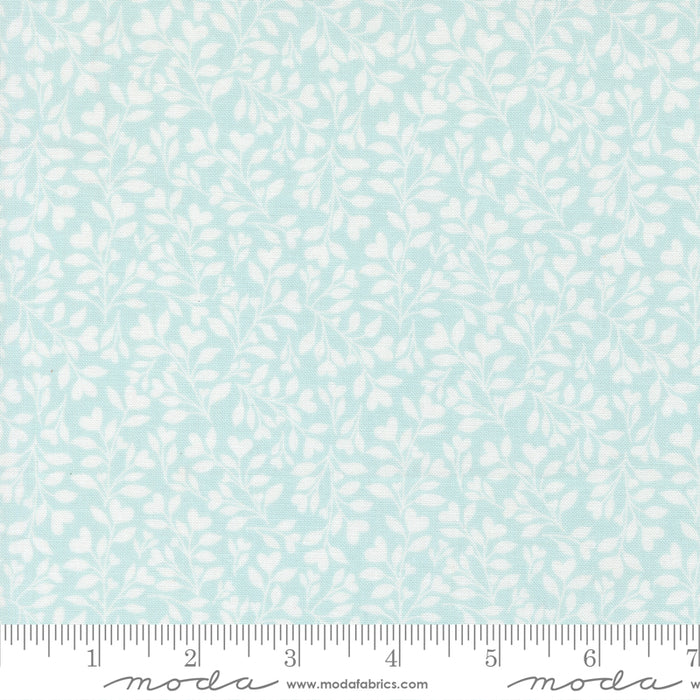 Abide - Hearts & Leaves Light Blue