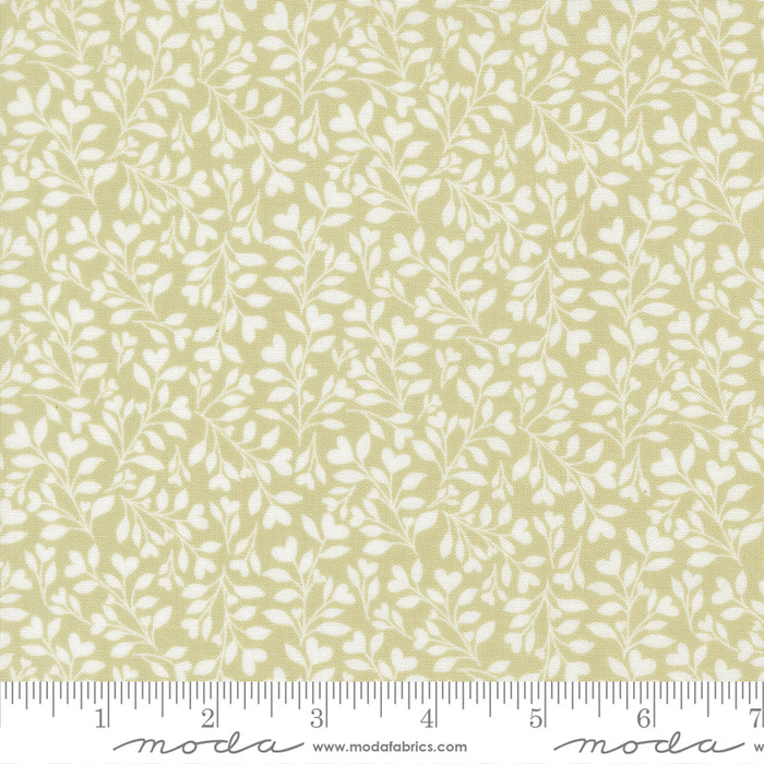 Abide - Hearts & Leaves Light Green
