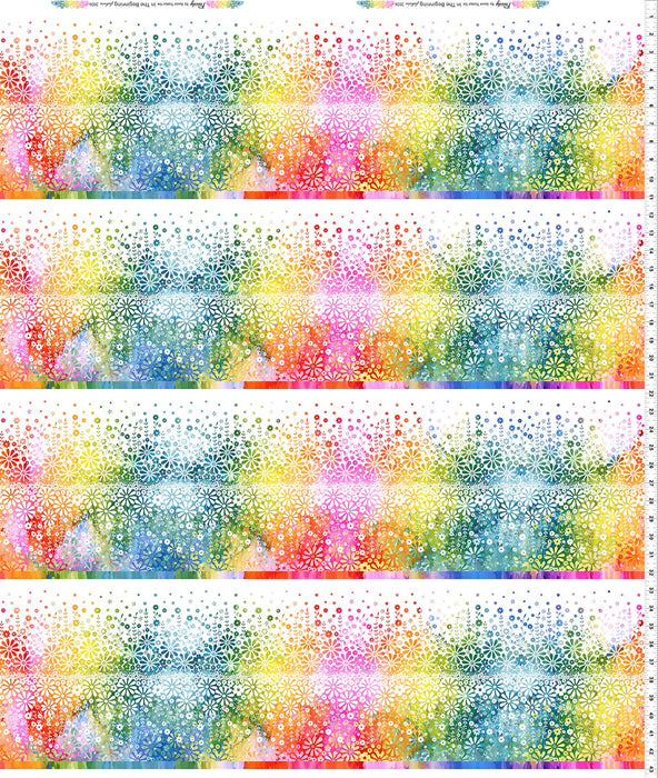 Felicity - Floral Stripe White