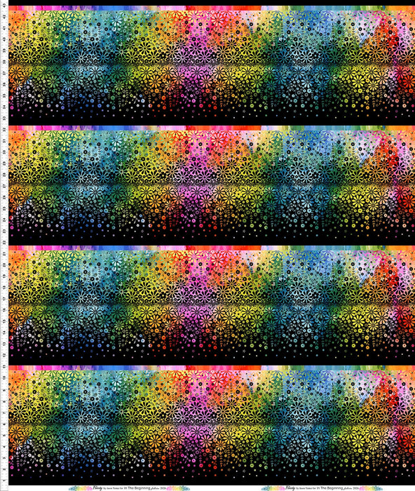 Felicity - Floral Stripe Black
