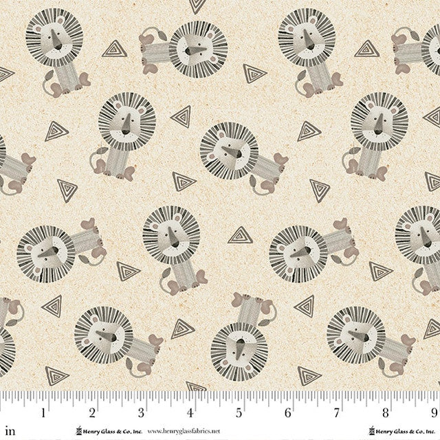 Jungle Romp - Tossed Lions Cream