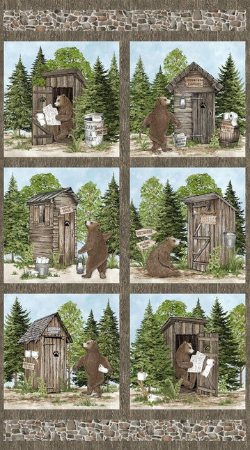 Bear Necessities - Bear Panel