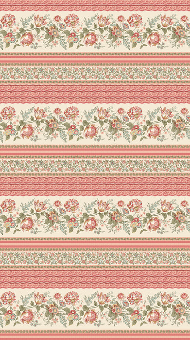Manoir - Antiques Roadshow - Floral Stripe Multi