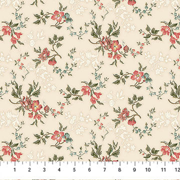 Manoir - Antiques Roadshow - Traditional Floral Cream