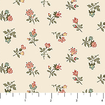 Manoir - Antiques Roadshow - Floral Toss Cream