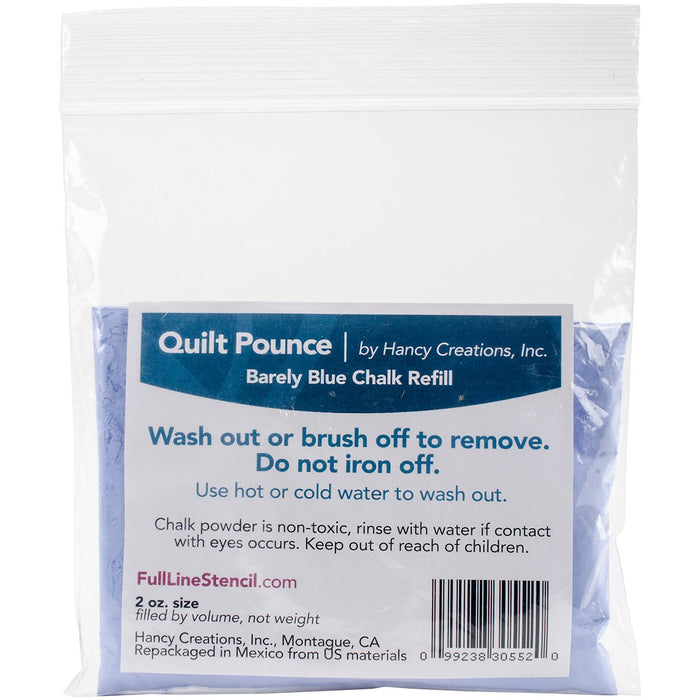 Quilt Pounce Barely Blue Chalk Refill 2 oz.