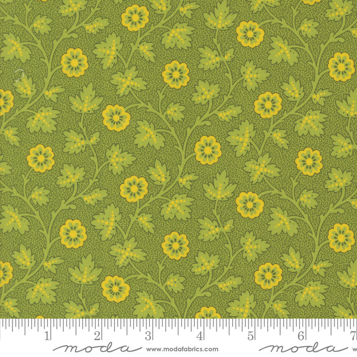 Sally's Stitches - Traditional Flowers New Leaf