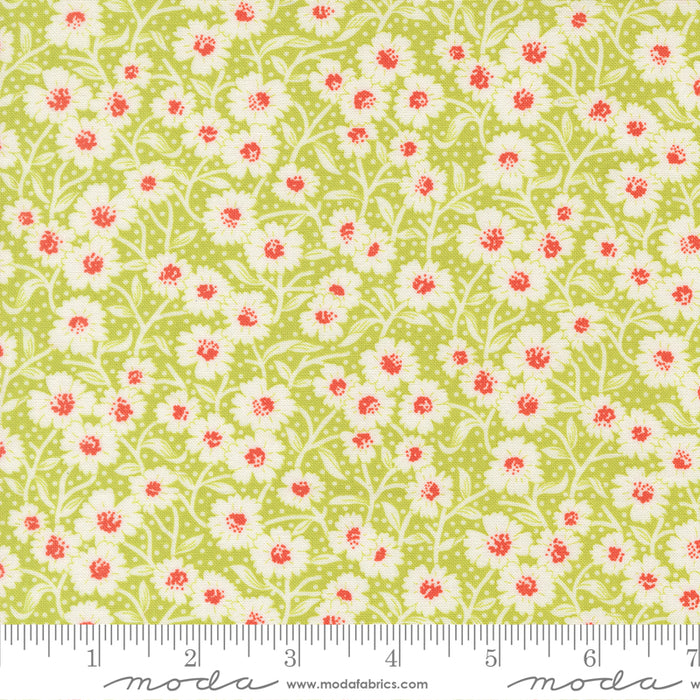 Rosie - Picnic Bloom Florals Green Apple