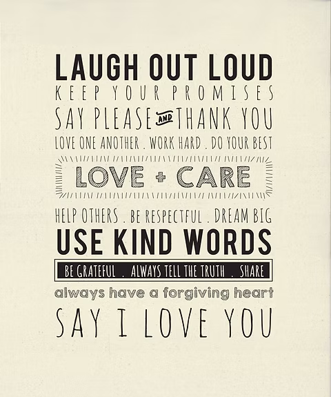 Use Kind Words Canvas Panel