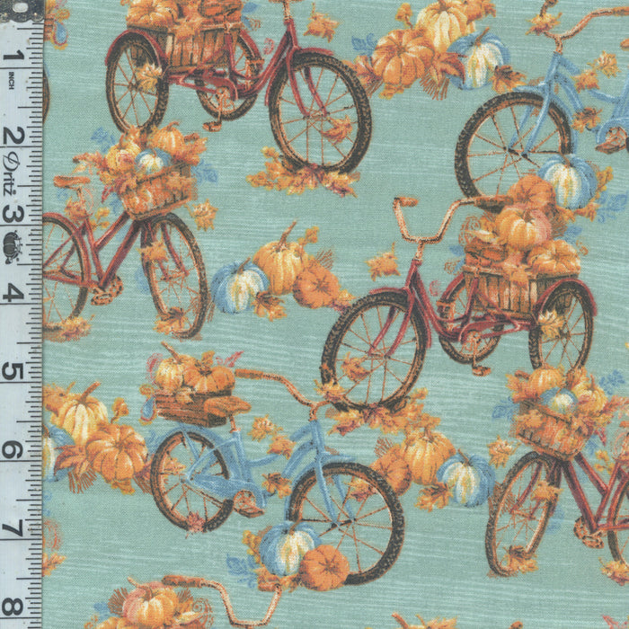 Pumpkin Please - Fall Bikes Turquoise