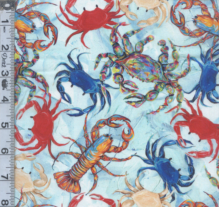 Seaside Summer - Coastal Crawl Blue