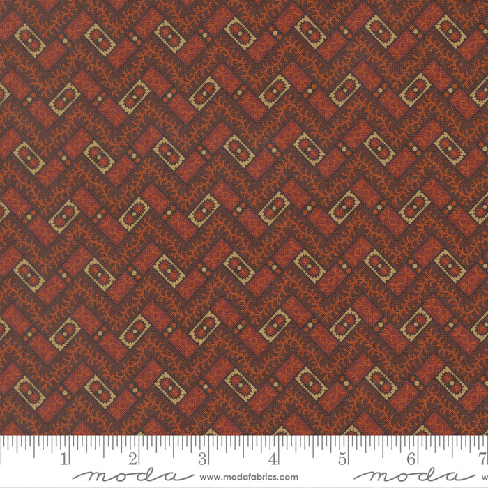 Pamelia's Path - Crooked Path Stripes Mocha