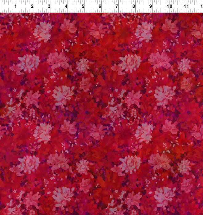 Blooming Day & Night - Burgundy Monet