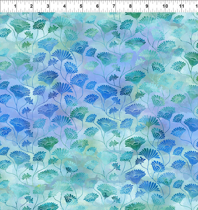 Felicity - Flower Vines Blue