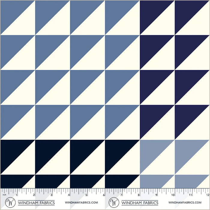 Perfect Points - Half Square Triangle Blues