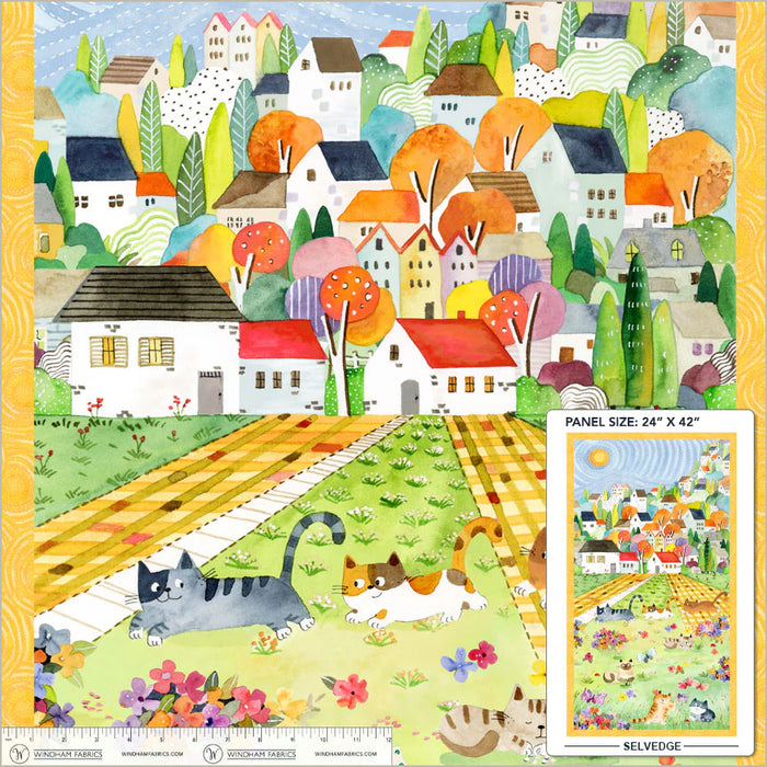Cats Around Town - Panel
