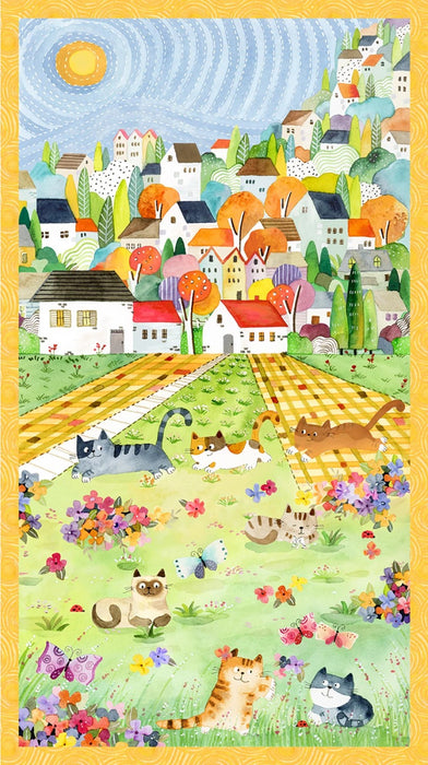 Cats Around Town - Panel