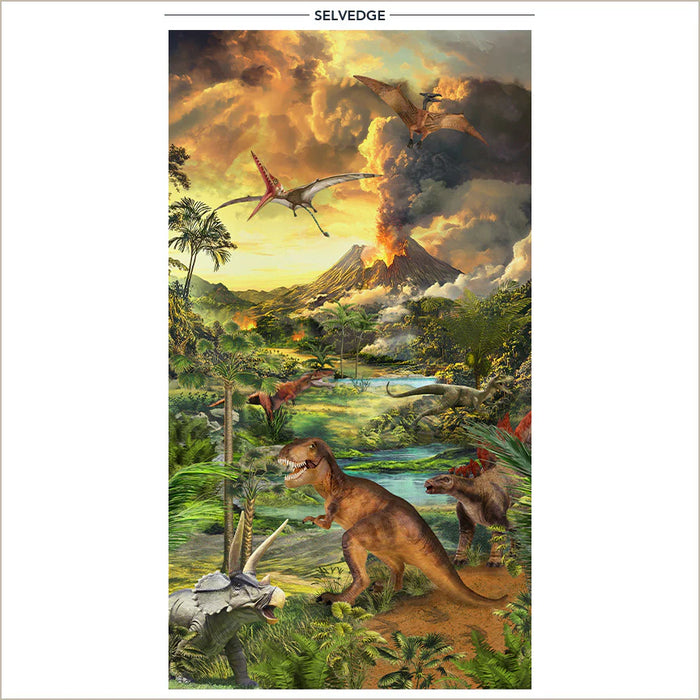 Prehistoric Paradise Panel - A Window Into The Past