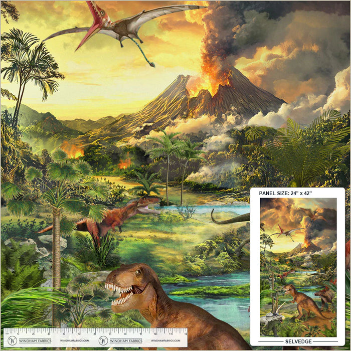 Prehistoric Paradise Panel - A Window Into The Past