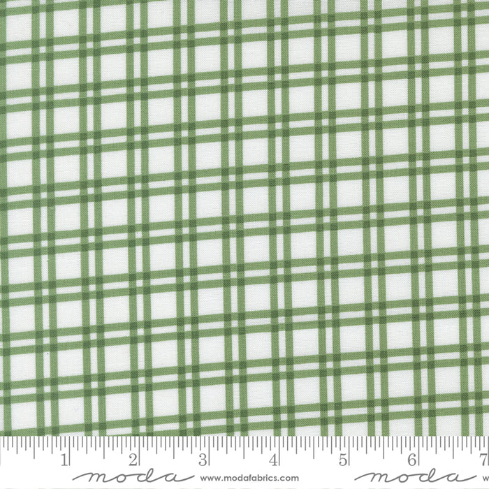 Blueprint - Plaid Checks White Grass