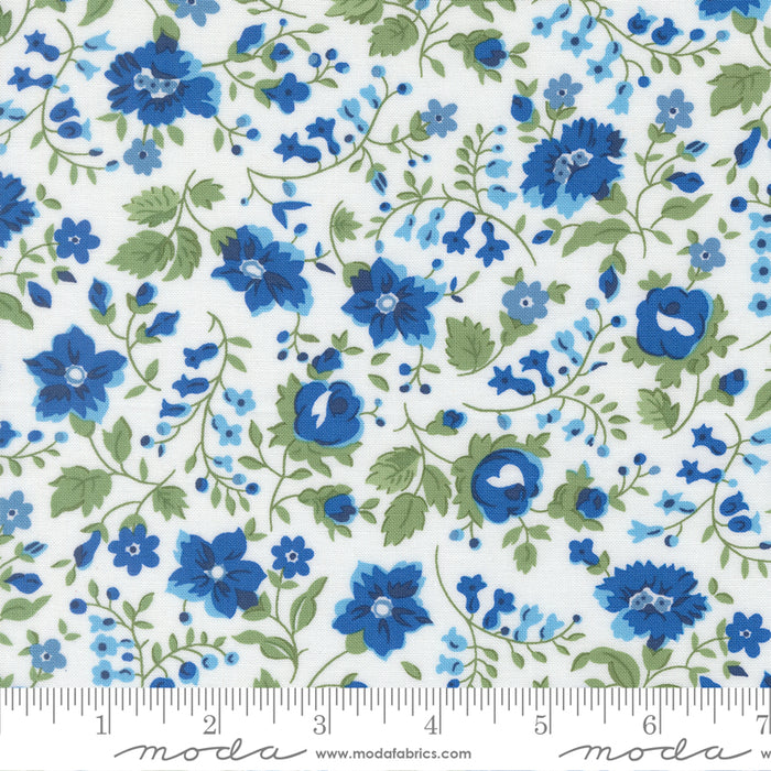 Blueprint - Vineyard Florals White Multi