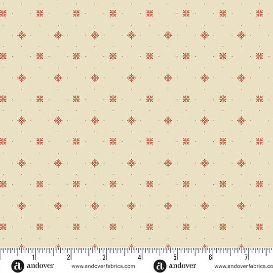 Laundry Line - Starshine Cream Red