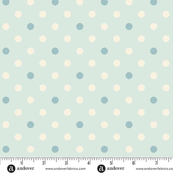Sewing Bird - Pearls Blue