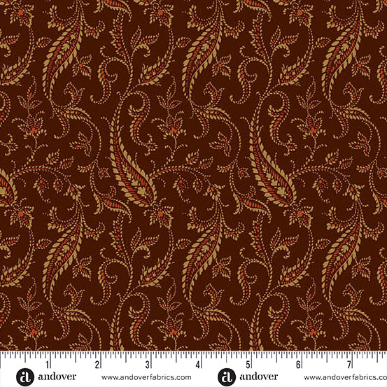 Bridgeport - Paisley Vines Brown