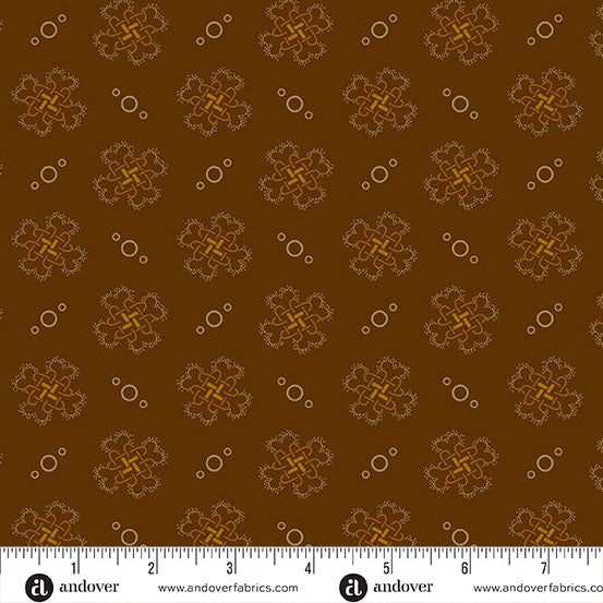 Bridgeport - Quatrefoil Brown
