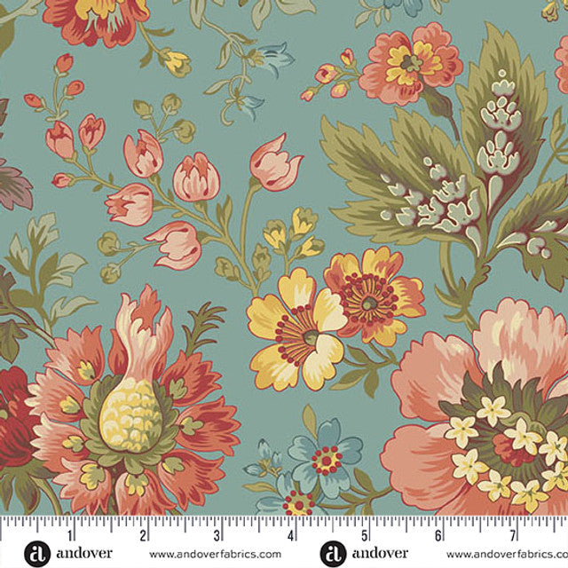 Farmer's Daughter 108" Wide - Milk & Honey Blue