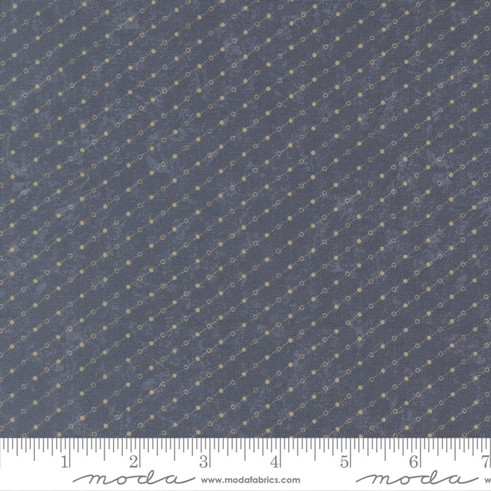 Bluebird's Nest - Dot Dash Mid Blue