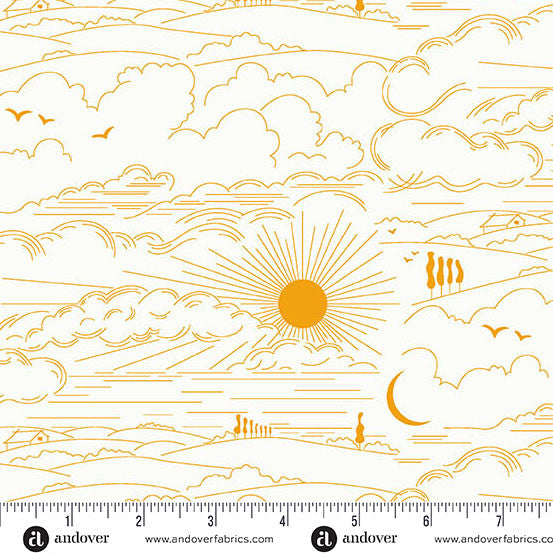 Sun Print Whisper - Dwell Marigold