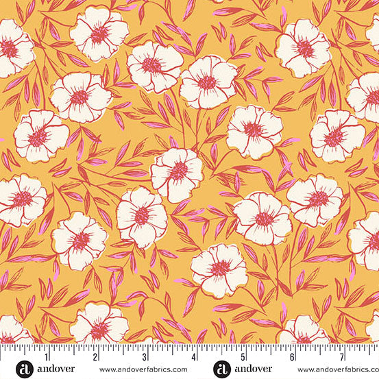 Petals & Stitches - Bouquet Bliss Mustard