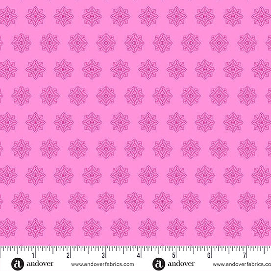 Petals & Stitches - Tiled Dresden Pink