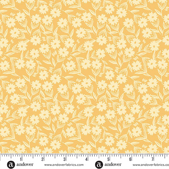 Petals & Stitches - Blooms Golden Yellow