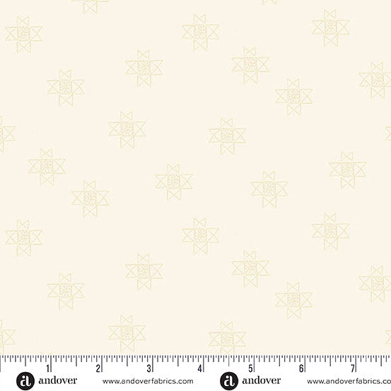 Petals & Stitches - Ohio Star Cream