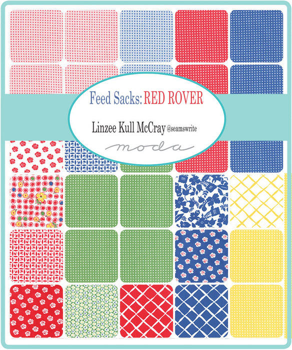 Feed Sack: Red Rover Mini Charm Pack
