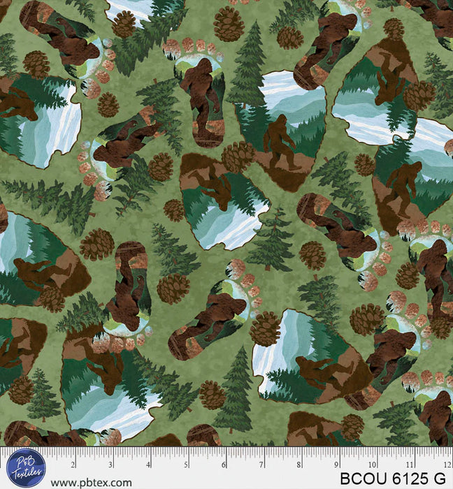 Bigfoot Country - Sasquatch Toss Green