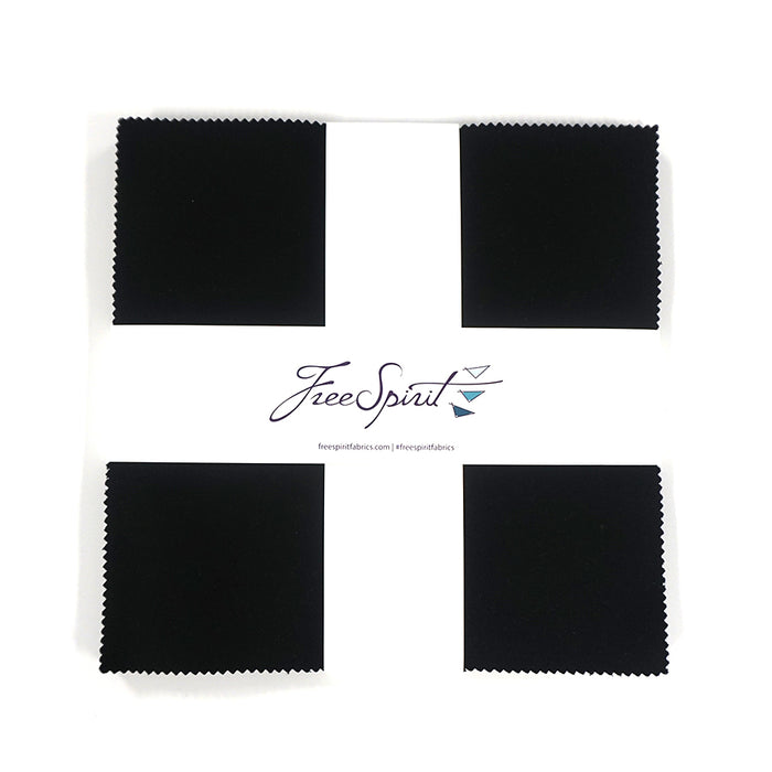 Designer Solids Black Layer Cake