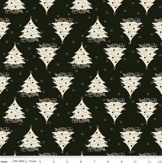 Classic Christmas - Trees Black