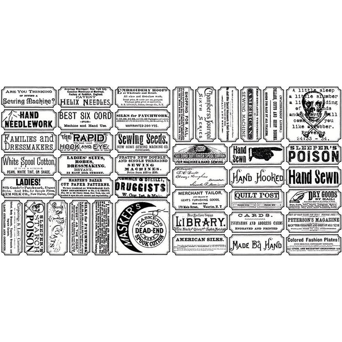 Scary Scraps - Sew Labels White
